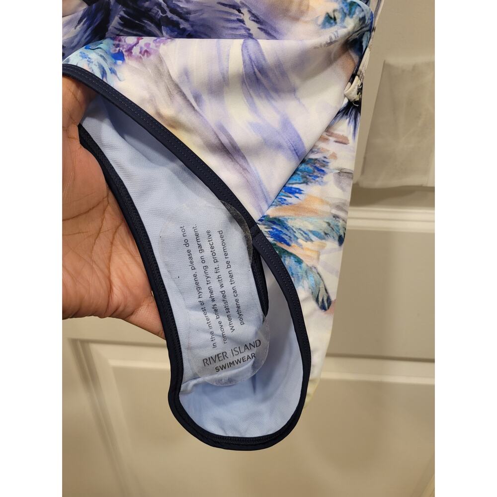 River Island Halter One Piece Swimsuit - Picture 5 of 9